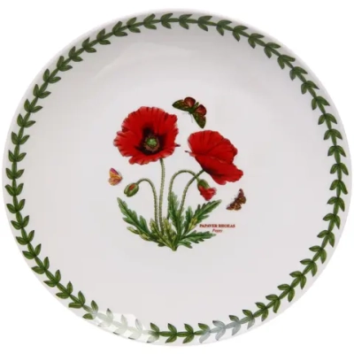 Тарелка керамическая «Цветочная грация» 20см, маки