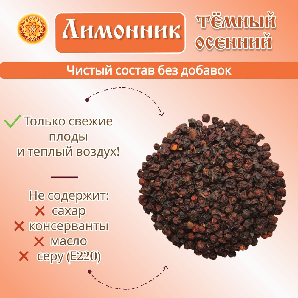 Лимонник китайский Осенний ягоды сушеные.