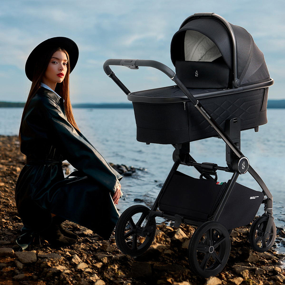Детская коляска Sweet Baby Elegante 2 в 1 SBL Chrome Grey