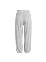 grey melange pants