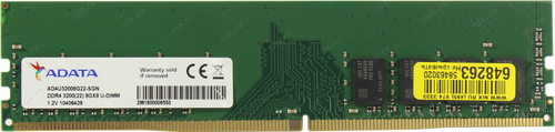 Модуль памяти ADATA <AD4U32008G22-SGN> DDR4 DIMM 8Gb <PC4-25600>