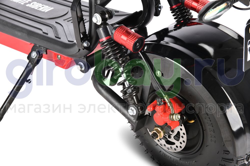 Электроскутер WHITE SIBERIA MINI R 1200w 2.0 - Черный фото 14 фото №16