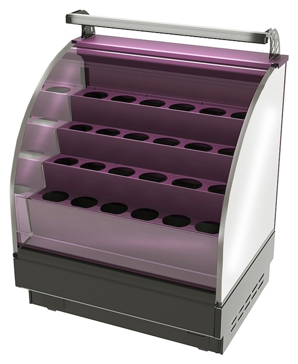Горка холодильная Lida Stella Flora mini (1000х970х1800 мм)
