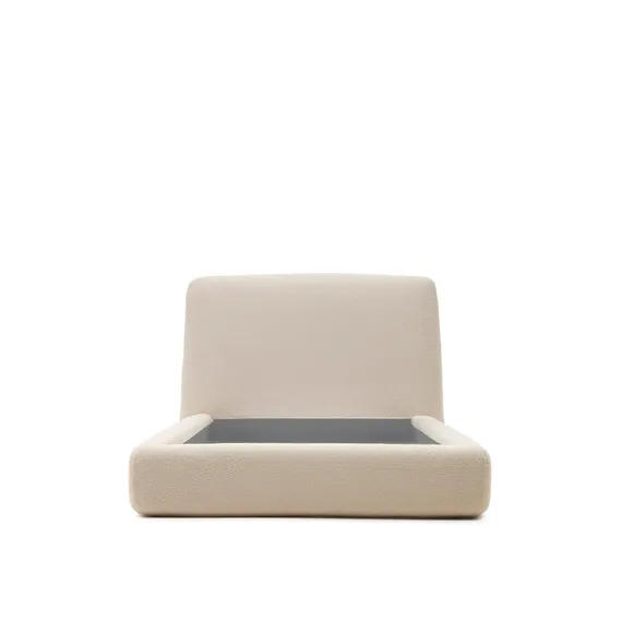 Кровать Martina со съемным чехлом из ткани букле для матраса 90х200 см