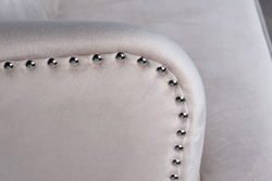 Кресло с подушкой 74х84х104см Garda Decor Rimini Colton 030-SVBeg светло-серое