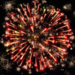 Фейерверк "Счастья в Новом году!"