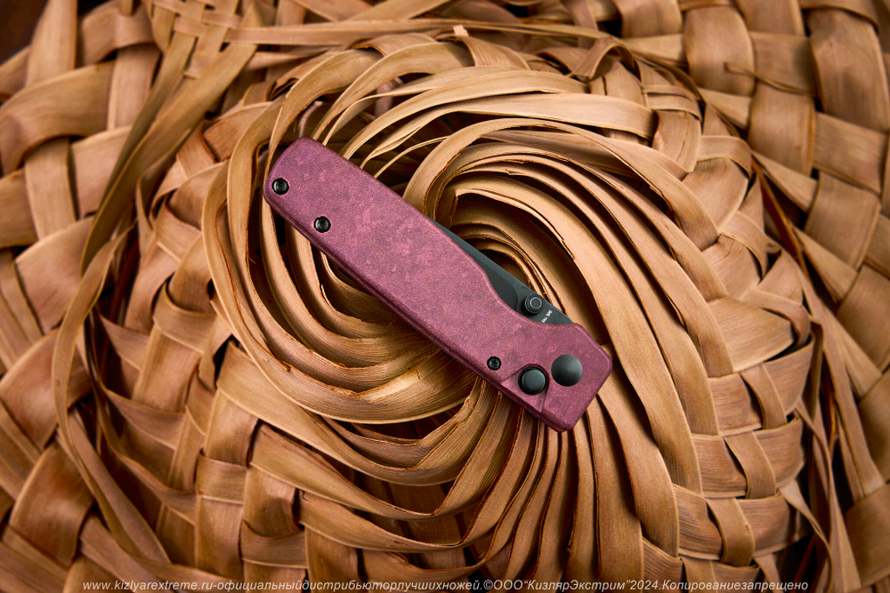 Складной нож Kizer Original сталь 154CM Черное Покрытие рукоять Ричлайт