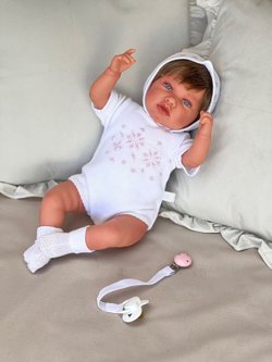 Кукла Реборн Marina and Pau 45cм Ane мягконабивная (M3033)