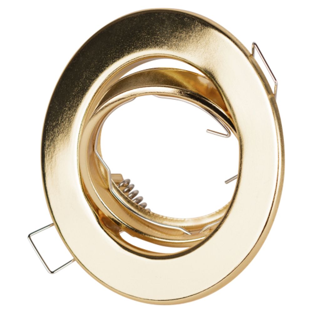 ST2A GD Светильник ЭРА штампованный поворотный MR16,12V/220V, 50W золото