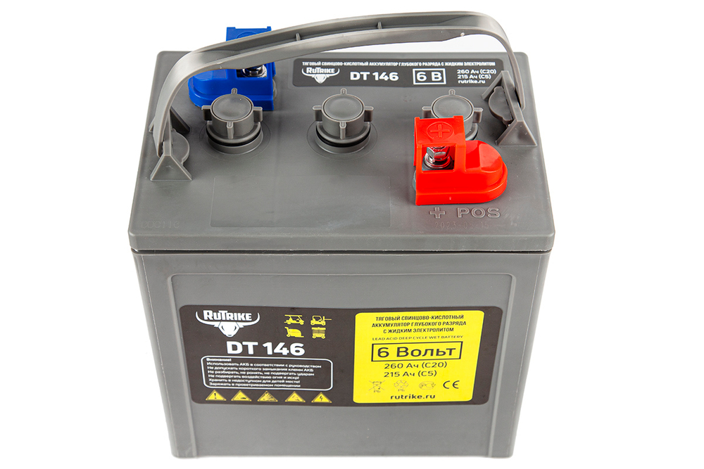 Тяговая аккумуляторная батарея WET Rutrike DT146 (T-145)