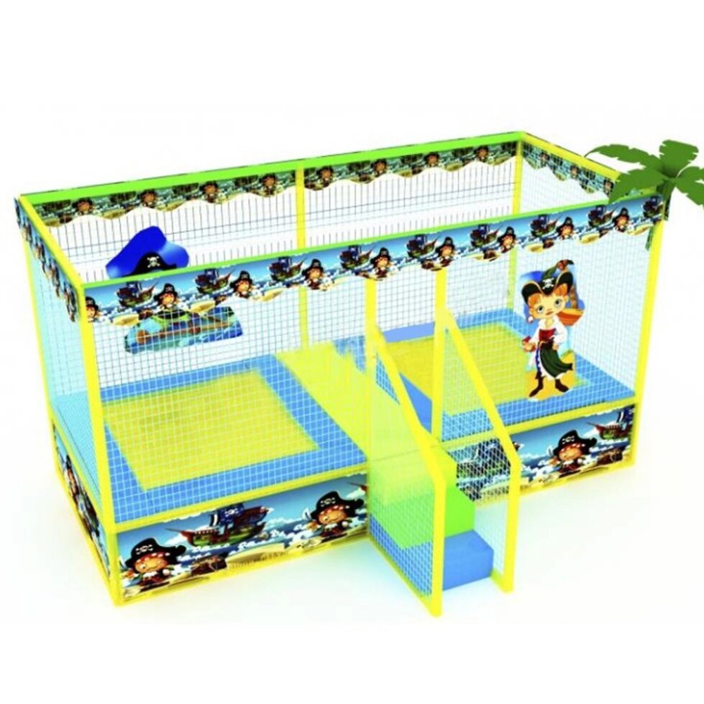 "Мадагаскар" батут 2-х секционный