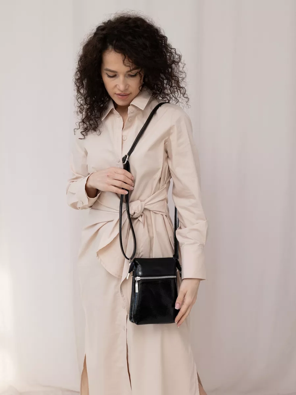 Сумка через плечо под телефон маленькая