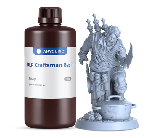 Фотополимерная смола Anycubic DLP Craftsman Resin 2.0 (1 л), серая