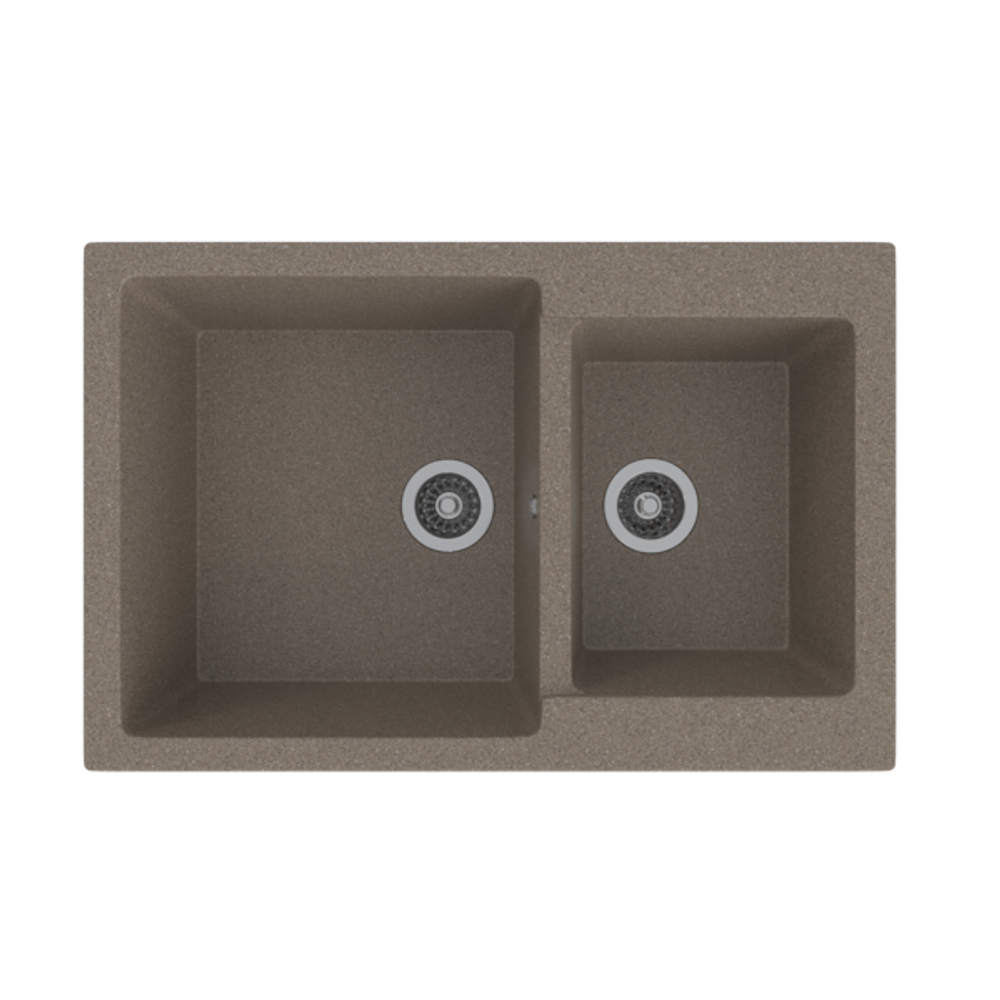 Мойка ML-GMS13 СТАНДАРТ двухчашевая, терракот (307), 767*502*190мм