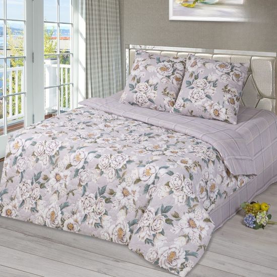 Полуторный комплект постельного белья Флоретта бязь Зима-Лето