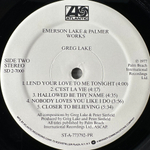 Emerson Lake & Palmer ‎– Works (Volume 1) 2LP (США 1977г.)