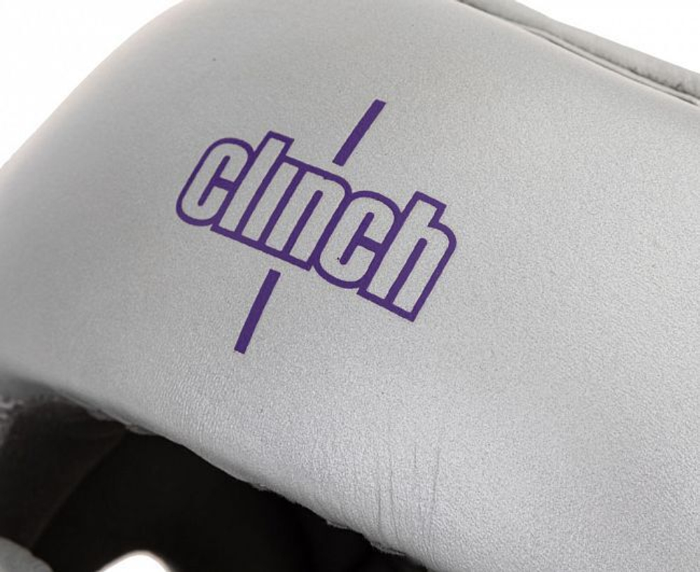 Шлем боксерский Clinch Undefeated Russian Team серебристый C162RT