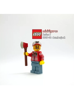 LEGO Минифигурки 5 серия 8805 Lumberjack (Дровосек)