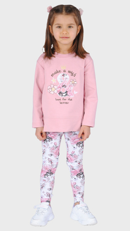 Свитшот трикотажный для девочки 4-8 лет Fleur de Vie