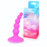 Розовая анальная втулка-елочка - 9,5 см. (Цвет: розовый)