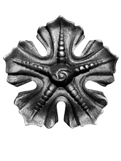 Кованый элемент "Цветок" Диаметр: 125 (3мм). вес 0,24кг.