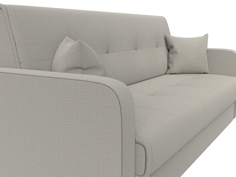 Диван-книжка Надежда, Амур 02 бежевый, Рогожка, 121127