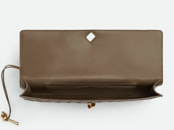 Клатч Bottega Veneta Andiamo Сосновая шишка