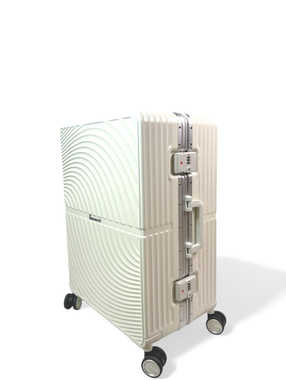 Средний чемодан Bon-Voyage Model Wave, Белый, M+