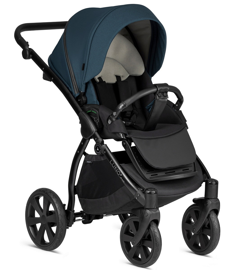 Детская коляска Noordi Luno All Trails 3 в 1 с автокреслом Terra Black 1012617 Ocean Blue