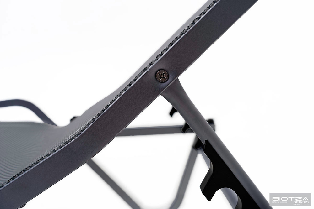 Шезлонг металлический Hera, антрацит