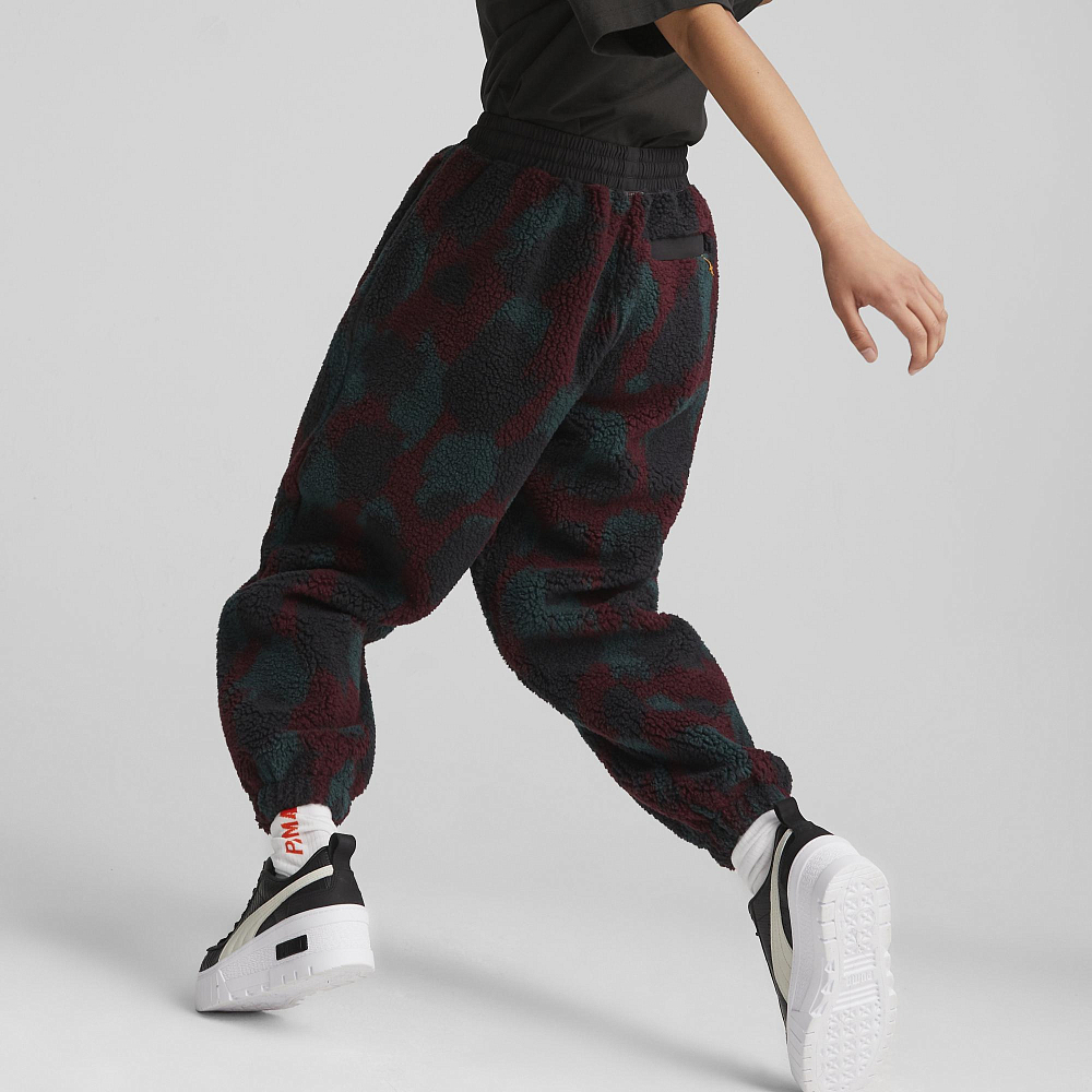 Женские брюки PUMA DOWNTOWN AOP Sherpa Pants
