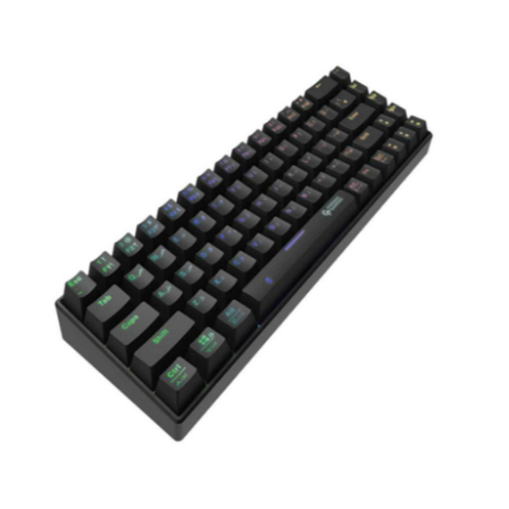 Клавиатура игровая Porodo Gaming 68Keys Mechanical Keyboard with Wired and Bluetooth Dual Version (PDX214-BK) Black