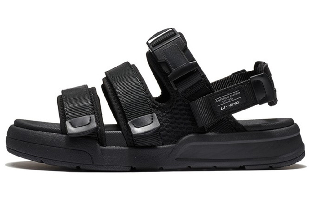 LiNing Li Ning Coca Sports Sandals Black