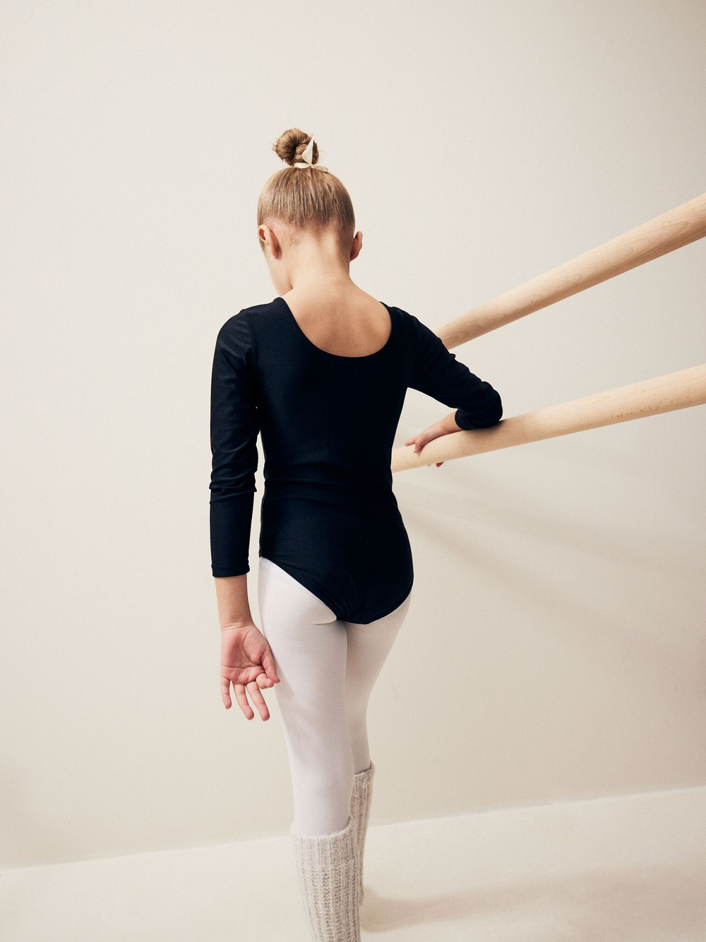 Боди с длинным рукавом для девочки Next Q81-334, Черный