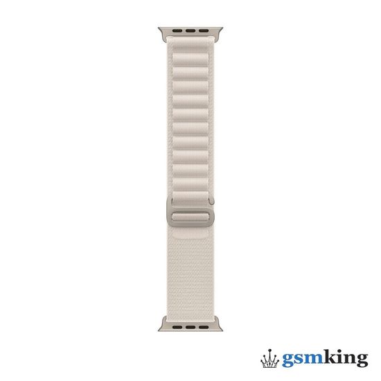 Apple Watch Ultra GPS + Cellular 49mm Titanium Case with Starlight Alpine Loop