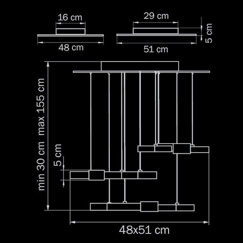 Подвесной светильник Lightstar Favo LED 750223