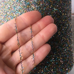 SPARKLING - Lineapiu; 60% люрекс, 40% п/а; травка; 1400м/100гр; col. A5605, цвет: мультиколор; есть мал. бобинка 130гр. S906