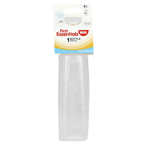 NUK, First Essentials, флакон для детей от 4 месяцев, средний поток, 270 мл (9 унций)