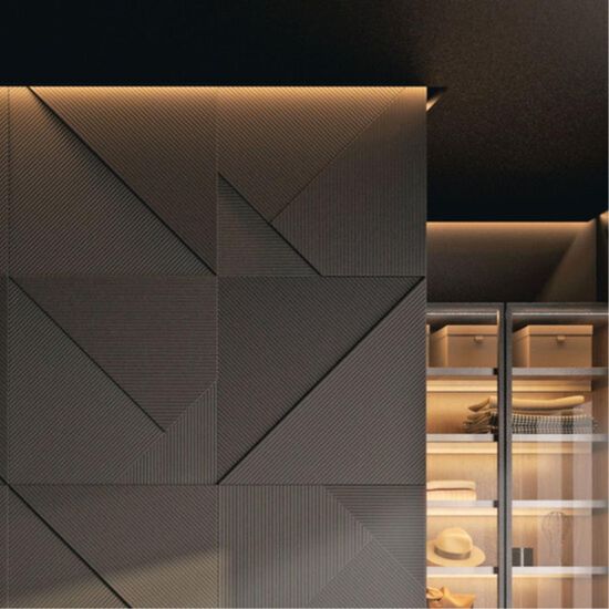 A680206 Теневой профиль GAP для натяжного потолка, декоративная вставка в комплекте, 2 метра, черный