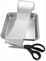 Бумага для выпечки Patisse, ширина 10 см, рулон 25 м