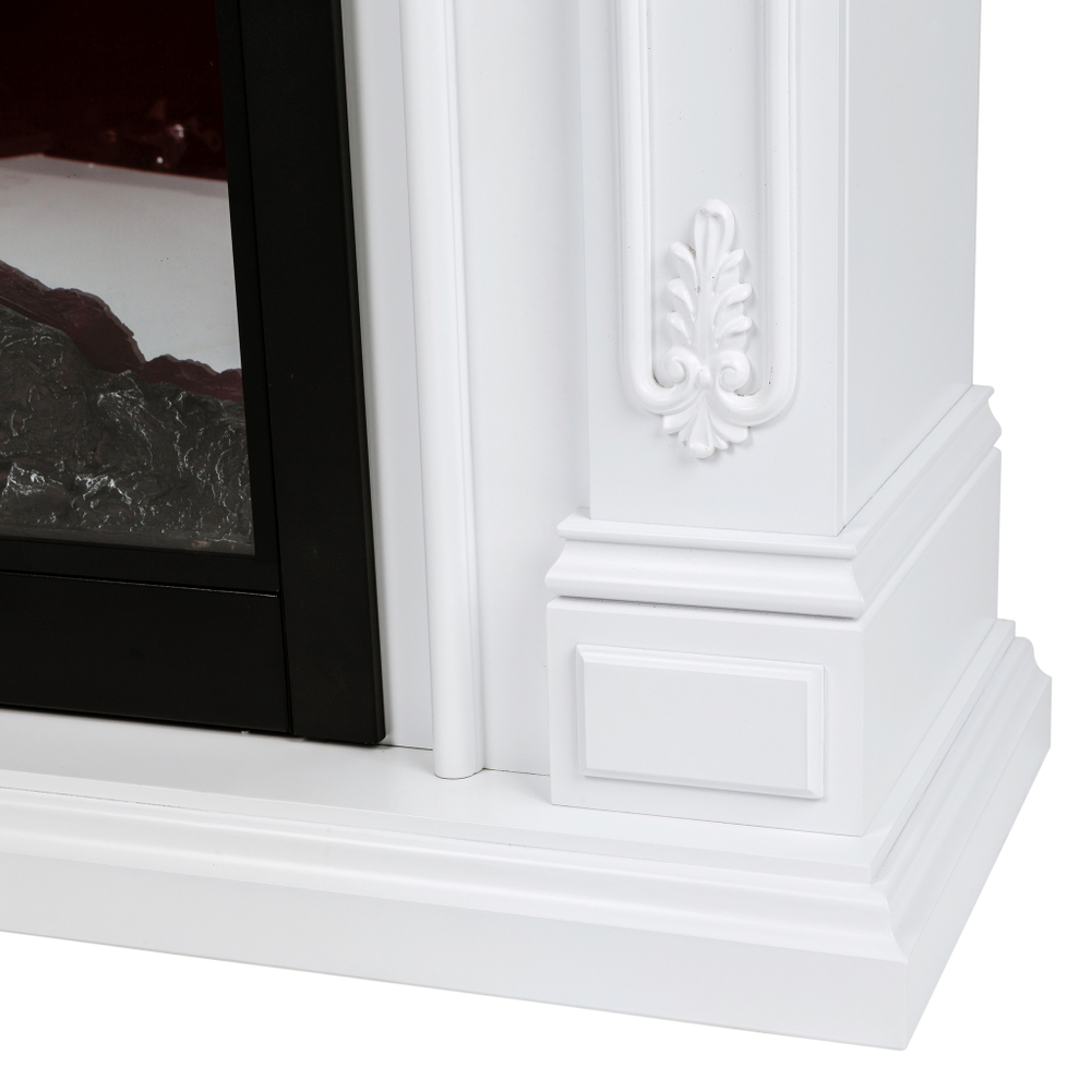 Каминокомплект Real Flame Victoria 26 WT с очагом 3D Cassette 630 Black Panel