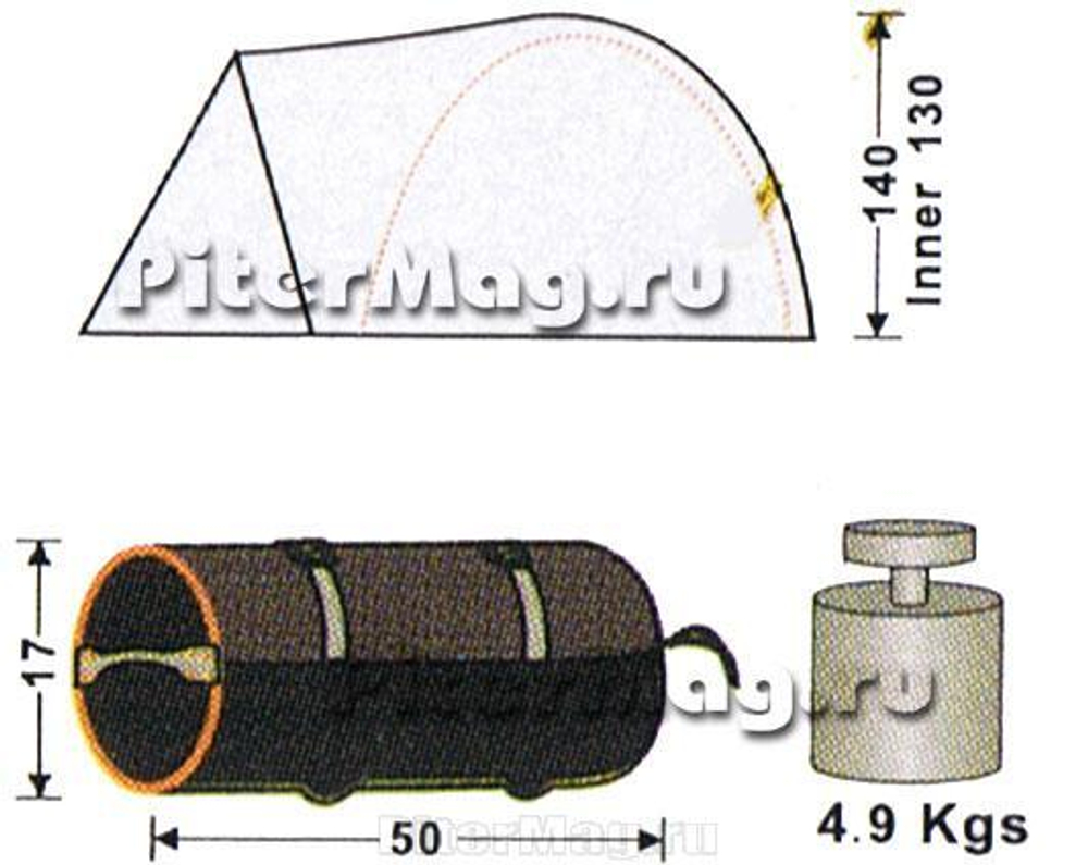Палатка KingCamp Holiday 3