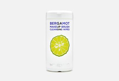 Экспресс очищающие салфетки для кистей с маслом Бергамота ManlyPro BERGAMOT Makeup Brush Cleansing Wipes K014 / 100 шт.