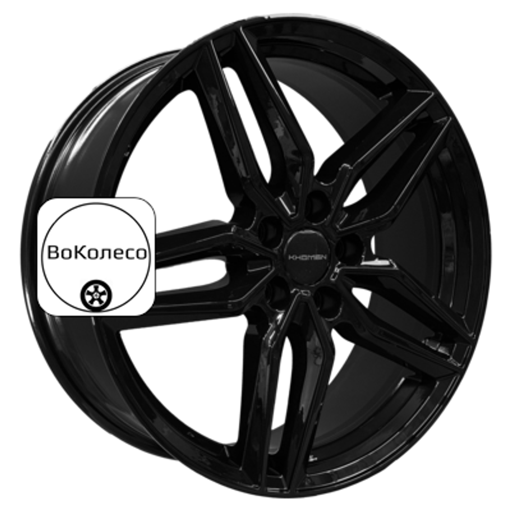 7x19/5x114,3 ET45 D60,1 KHW1911 (Geely Atlas (Pro) / Changan CS55 (75)) Black Khomen Wheels