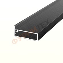 MZ17 Профиль фасадный 3м Черный браш A25