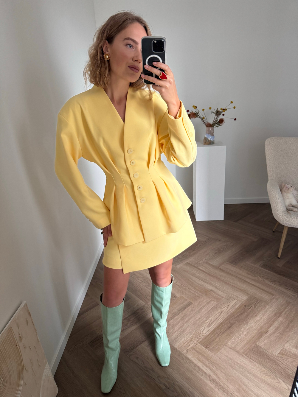 Блейзер Lemon tree лимонный