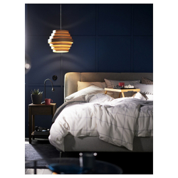 IKEA BREDVECKLARE  (ИКЕА БРЕДВЕСКЛАРЕ)  -  Пододеяльник и 2 наволочки, бело-голубой/чешуйчатый, 200x200/50x60 см