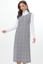 Сарафан повседневный в клетку DStrend (Акция)