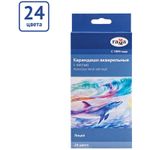 Карандаши акварельные 24 цв. Гамма Лицей + кисть