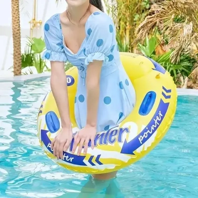 Круг надувной для плавания с ручками 90 см Сёрфер, SR-78